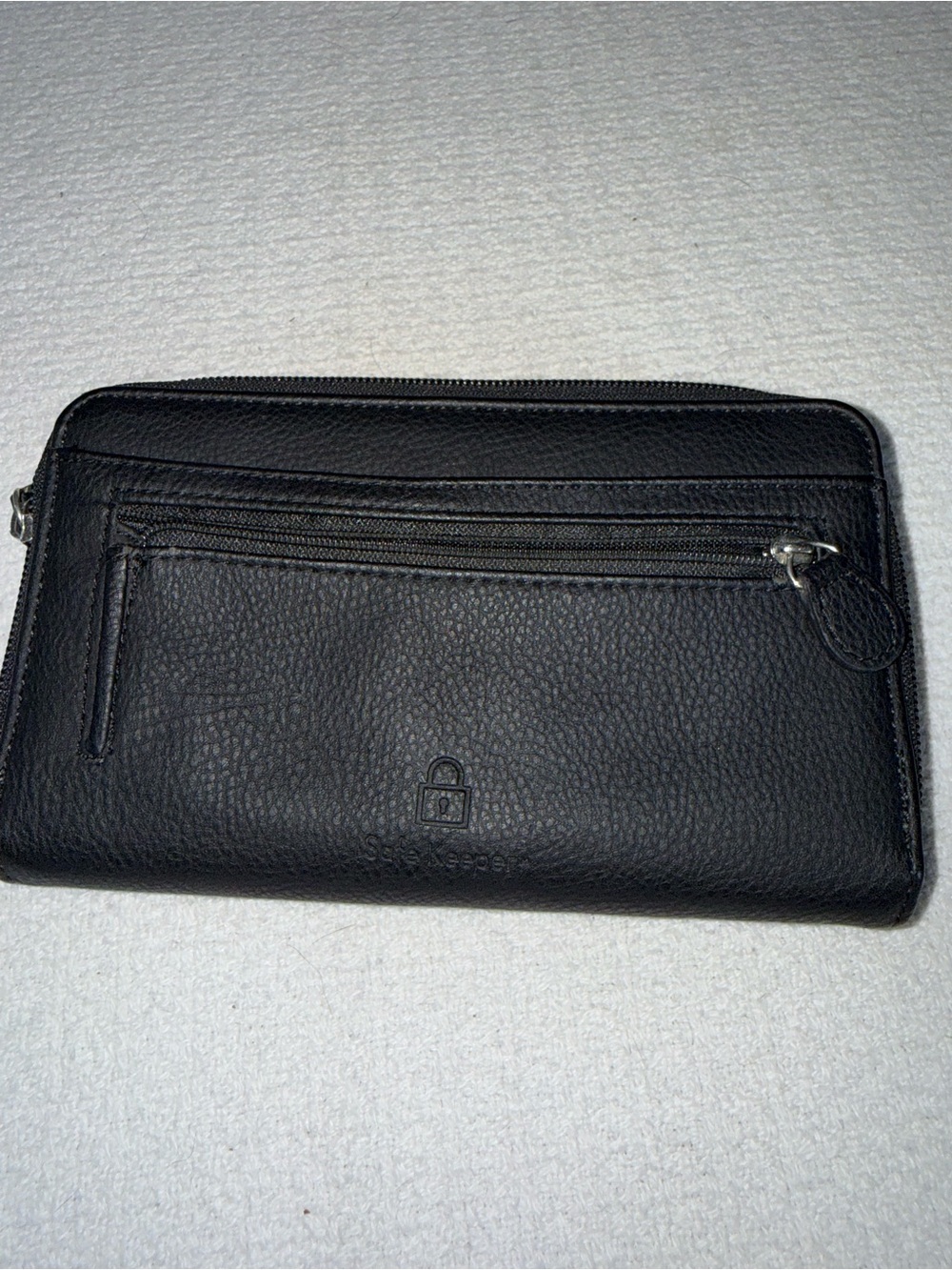 Safe Keeper Women's Zip Around Leather Wallet